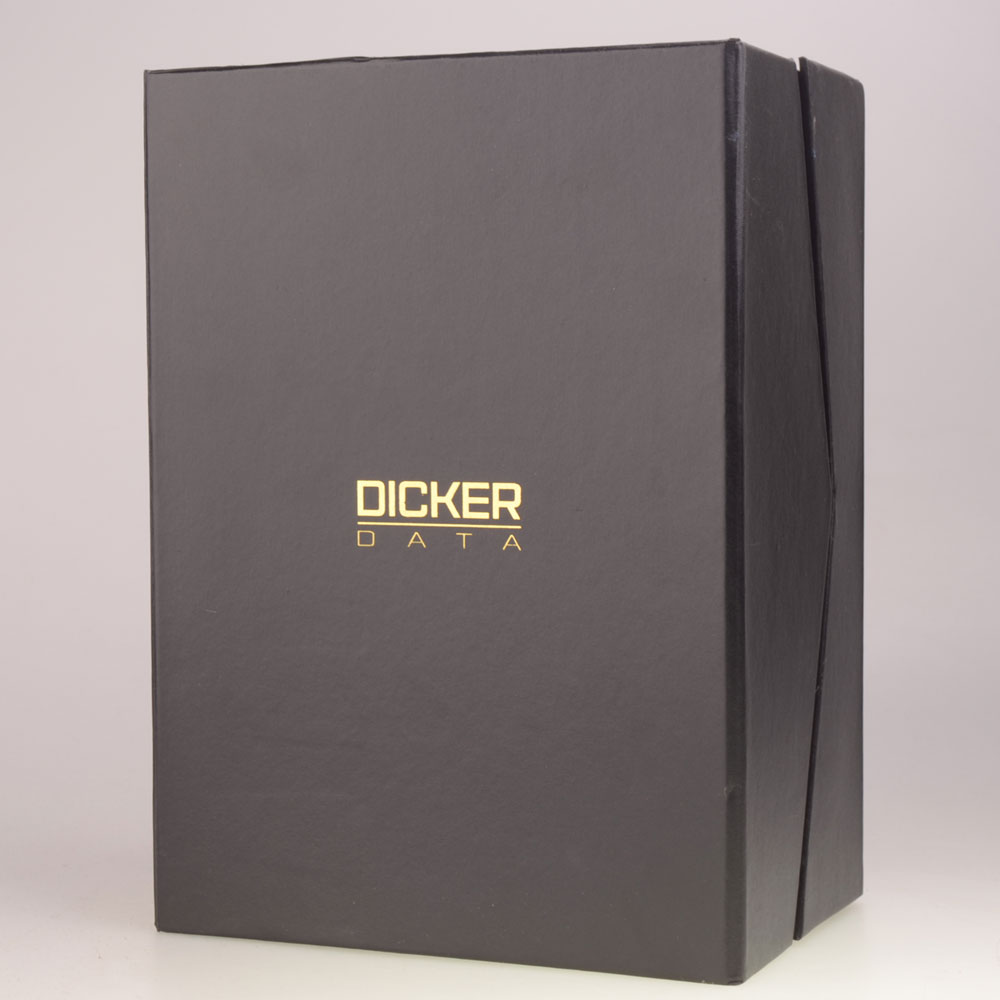 Levi's Dicker Data packaging box by Etchcraft