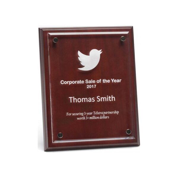 Timber floating plaque by Etchcraft Timber floating plaque by Etchcraft